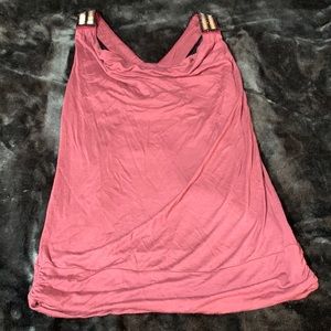 COPY - Mauve beaded tank top